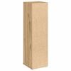 vidaXL Badezimmerschrank mit Rollenhalter Artisan-Eiche 20,5x22x72 cm