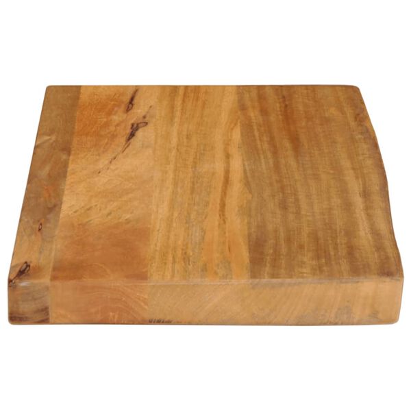 vidaXL Tischplatte mit Baumkante 60x40x2,5 cm Massivholz Mango