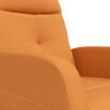 vidaXL Massagesessel mit Aufstehhilfe Gelb Stoff
