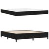 vidaXL Bettrahmen mit Matratze Schwarz 180 x 200 cm Stoff