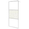 vidaXL Duschwand f&uuml;r Begehbare Dusche ESG-Glas Steindesign 90x195 cm