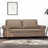 vidaXL 2-Sitzer-Sofa Cappuccino-Braun 140 cm Kunstleder