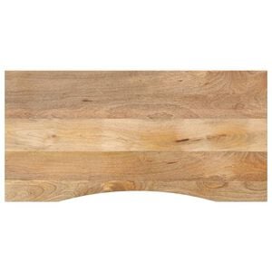 vidaXL Schreibtischplatte mit Aussparung 140x50x2,5cm Massivholz Mango