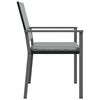 vidaXL Gartenst&uuml;hle mit Kissen 2 Stk. Schwarz 54x62,5x89cm Poly Rattan