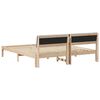 vidaXL Bettgestell Braun und hellgrau 180 x 200 cm Massivholz Kiefer