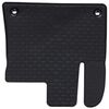 vidaXL Autofu&szlig;matte 2 pcs Schwarz Gummi