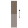 vidaXL Verdunkelungsrollo Kaffeebraun 55x230 cm Stoffbreite 50,7 cm