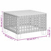 vidaXL 11-tlg. Garten-Sofagarnitur mit Kissen Beige Poly Rattan