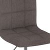 vidaXL Esszimmerst&uuml;hle 6 Stk. Drehbar Taupe Stoff