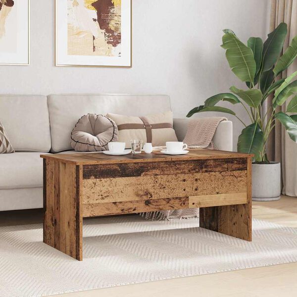 vidaXL Couchtisch Altholz 102 x 50,5 x 46,5 cm Holzwerkstoff