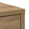 vidaXL Sideboard mit Schublade Artisan-Eiche 80x34x76 cm Holzwerkstoff
