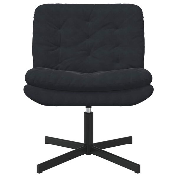 vidaXL Drehender Entspannungsstuhl Schwarz 63 x 75 x 76 cm Samt