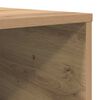 vidaXL Couchtisch Artisan-Eiche 80 x 80 x 36,5 cm Holzwerkstoff