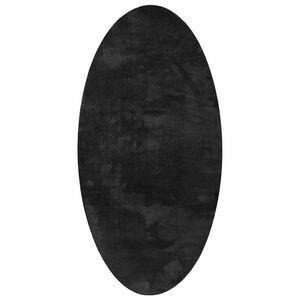 vidaXL Teppich HUARTE Schwarz 80 x 150 cm 100 % Polyester