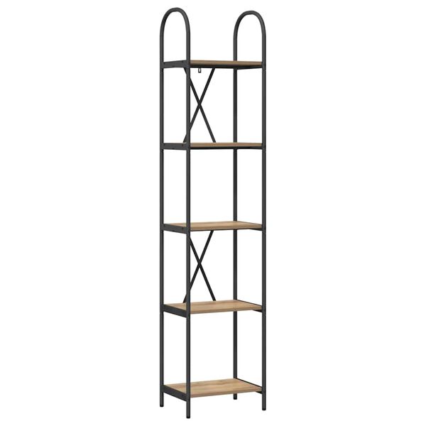 vidaXL B&uuml;cherregal Artisan-Eiche 40 x 30 x 183 cm Holzwerkstoff