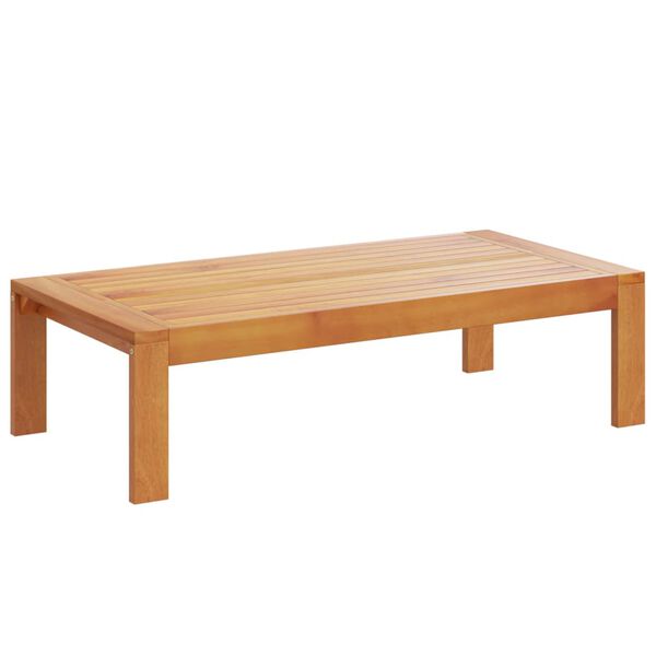 vidaXL 5-tlg. Garten-Sofagarnitur mit Kissen Massivholz Akazie