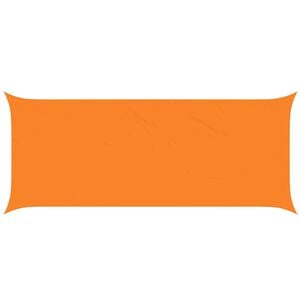 vidaXL Sonnensegel Orange 6 x 2,5 m 100 % Polyester Oxford