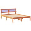 vidaXL Bettrahmen Wachsbraun 120 x 200 cm Massives Kiefernholz