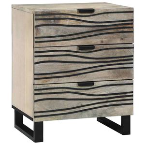 vidaXL Nachttisch Wei&szlig; 50 x 33 x 62 cm Holzwerkstoff