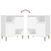 vidaXL Sideboard Wei&szlig; 60x35x70 cm Holzwerkstoff