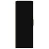vidaXL Wandschrank Schwarz 69,5x32,5x90 cm Holzwerkstoff