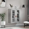 vidaXL Wandschrank Grau Sonoma 69,5x34x90 cm
