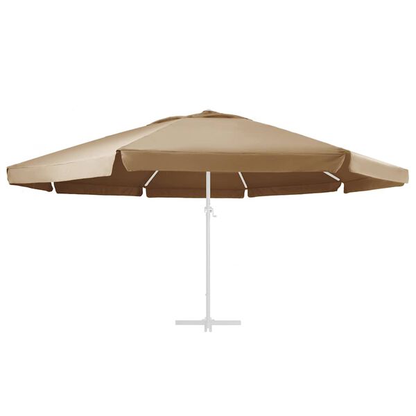 vidaXL Ersatzbezug f&uuml;r Sonnenschirm Taupe 610 cm