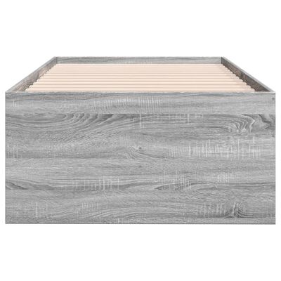 vidaXL Tagesbett mit Schubladen Grau Sonoma 90x200 cm Holzwerkstoff