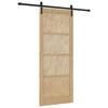 vidaXL Schiebet&uuml;r 86 x 211 cm Massives Kiefernholz