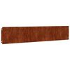 vidaXL Rasenkanten 10 Stk. 20x103 cm Flexibel Cortenstahl