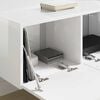 vidaXL TV-Wandschrank 2 pcs Gl&auml;nzend Wei&szlig; 78,5 x 31 x 29,5 cm