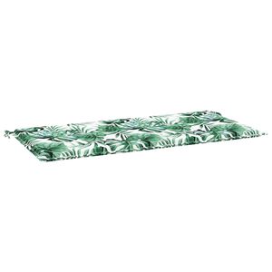 vidaXL Stuhlpolster Blatt Blattmuster 100 x 50 x 3 cm Oxford-Stoff
