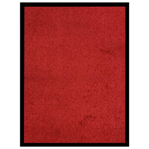vidaXL Fu&szlig;matte Rot 40x60 cm