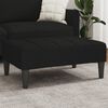 vidaXL Fu&szlig;hocker Schwarz 77x55x31 cm Stoff