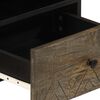 vidaXL Couchtisch Hellgrau 80x54x40 cm Massivholz Mango