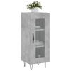 vidaXL Sideboard Betongrau 34,5x34x90 cm Holzwerkstoff