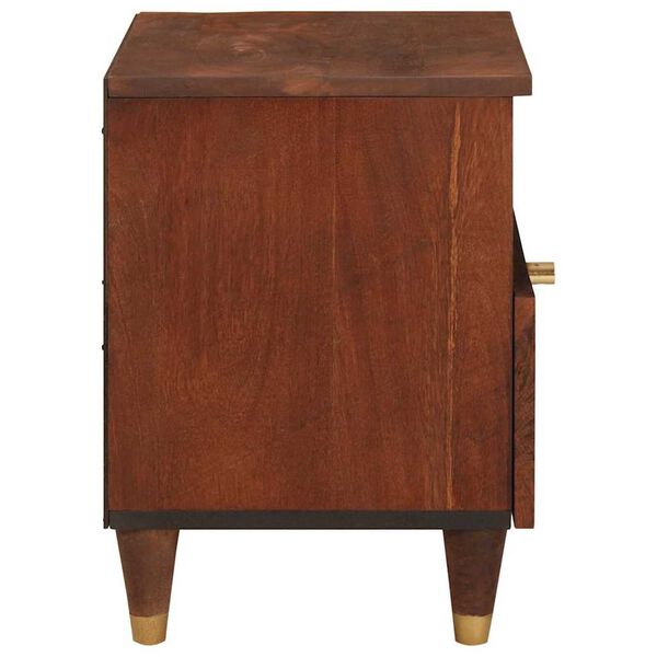 vidaXL Nachttisch Braun 40 x 33 x 46 cm Massivholz Akazie