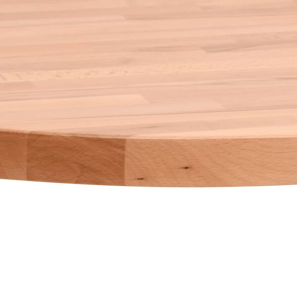 vidaXL Tischplatte &Oslash;30x2,5 cm Rund Massivholz Buche