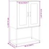 vidaXL Highboard Anthrazit 68x39x107 cm Stahl