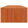 vidaXL Monitorst&auml;nder Wachsbraun 100x27x15 cm Massivholz Kiefer