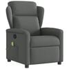 vidaXL Massage-Relaxsessel, Stoff, Dunkelgrau