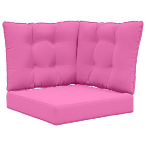 vidaXL Sofakissen f&uuml;r drau&szlig;en Polyester Rosa 50,5 x 50,5 cm