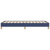 vidaXL Bettgestell ohne Matratze Blau 90x200 cm Stoff