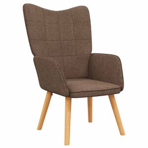 vidaXL Relaxsessel Braun Stoff