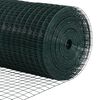 vidaXL Geschwei&szlig;ter Drahtzaun Gr&uuml;n 1,5 x 50 m