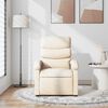 vidaXL Massagesessel Creme Stoff