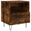 vidaXL Nachttisch R&auml;uchereiche 40x35x47,5 cm Holzwerkstoff