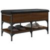 vidaXL Schuhbank Braun Eichen-Optik 82x42x45 cm Holzwerkstoff