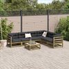 vidaXL 7-tlg. Garten-Sofagarnitur mit Kissen Kiefernholz Impr&auml;gniert