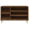 vidaXL Schuhregal Braun Eichen-Optik 102x36x60 cm Holzwerkstoff